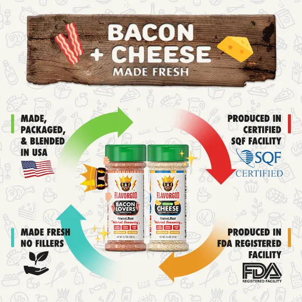 Bacon + Cheese Combo - Flavor God