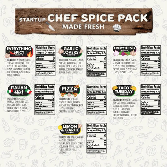 Startup Chef Spice Pack - Flavor God