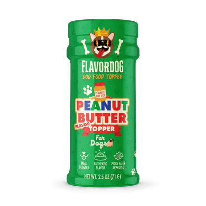 Peanut Butter Flavored - Dog Food Topper - Flavor God