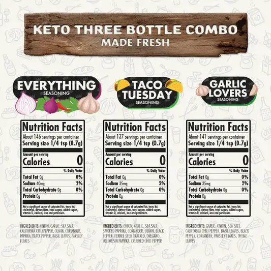 Keto Combo Pack (NYS) - Flavor God