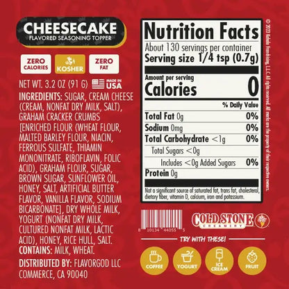 Cold Stone Cheesecake CM - Flavor God