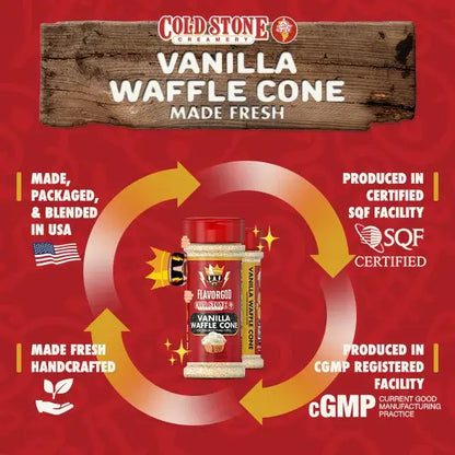 Cold Stone Vanilla Waffle Cone - Valentine's Day - Flavor God