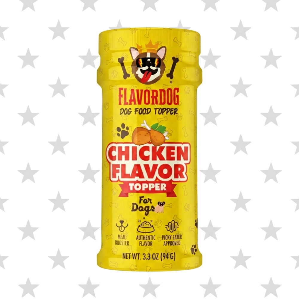 What's included in Chicken Flavored - Dog Food Topper - July 4th Sale