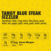 Tangy Blue Steak Sizzler
