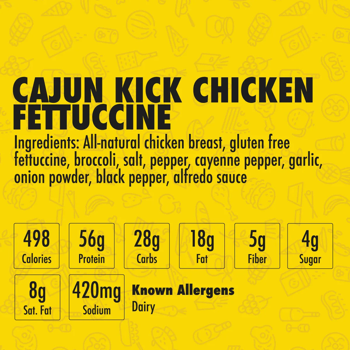 Cajun Kick Chicken Fettuccine