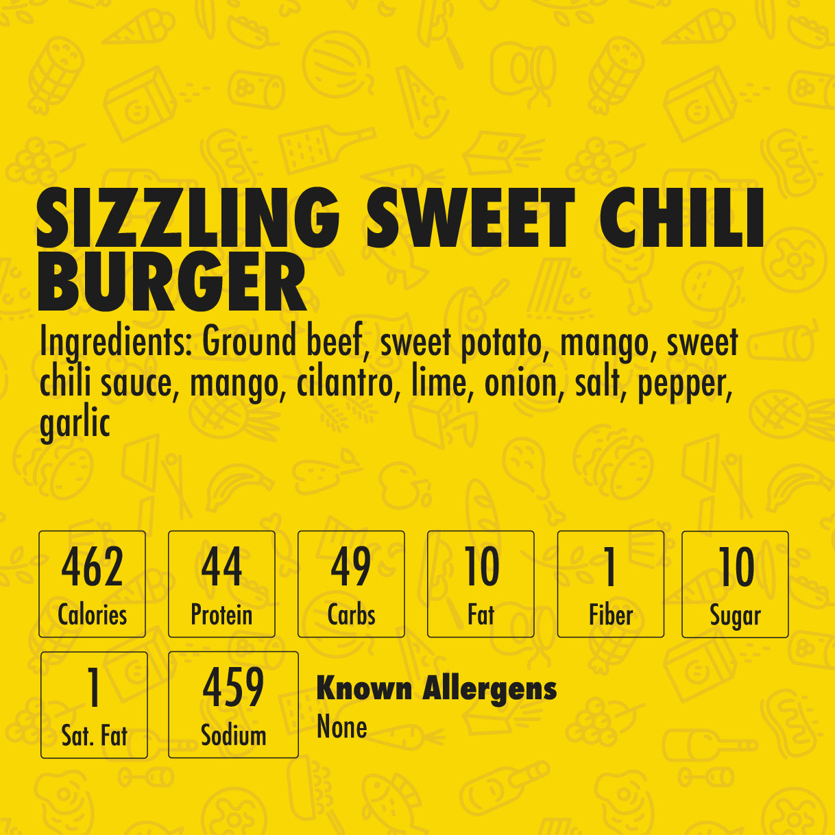 Sizzling Sweet Chili Burger