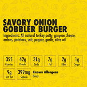 Savory Onion Gobbler Burger