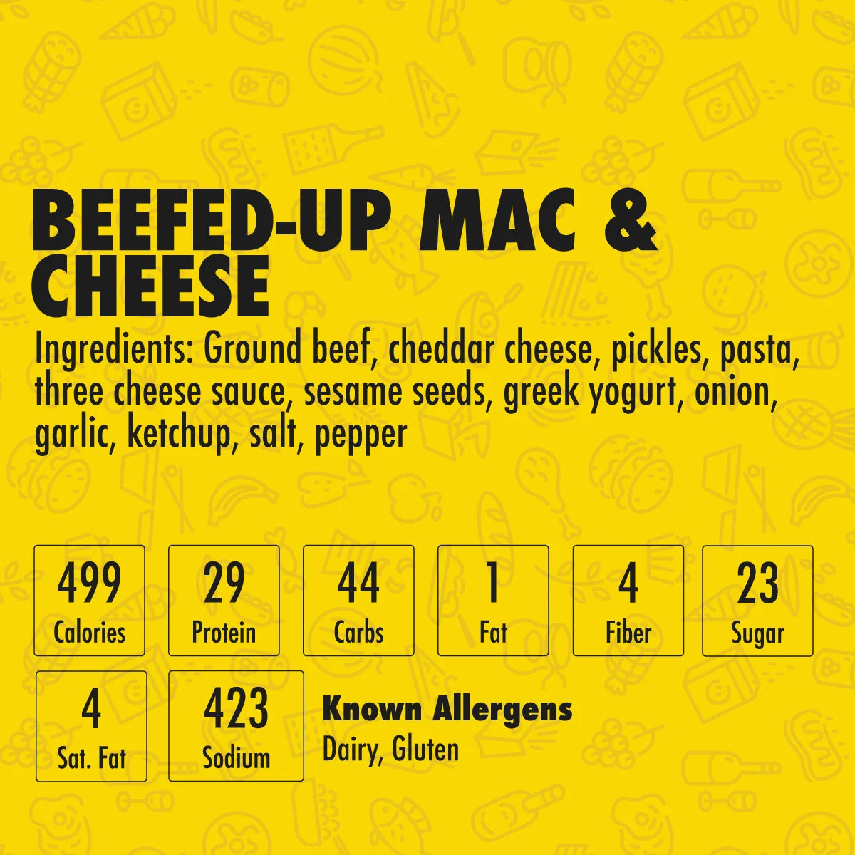 Beefed-Up Mac & Cheese