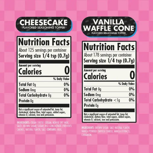 Cheesecake & Vanilla Waffle Cone Combo