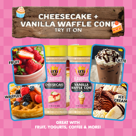 Cheesecake & Vanilla Waffle Cone Combo