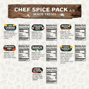 Chef Spice Pack + Storage Rack
