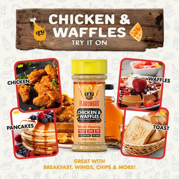 Chicken & Waffles Seasoning Toppers