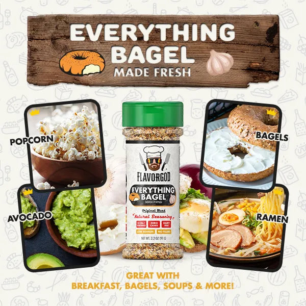 Everything Bagel Seasoning (6 ingredients!) - Fit Foodie Finds
