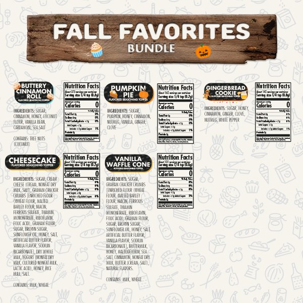 5 Bottle Fall Favorites Combo