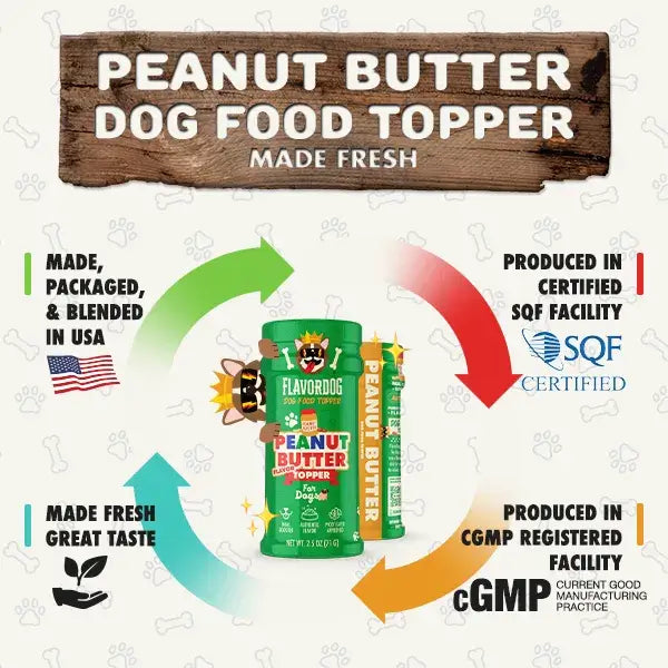 Peanut Butter Flavored - Dog Food Topper (Special Deal)