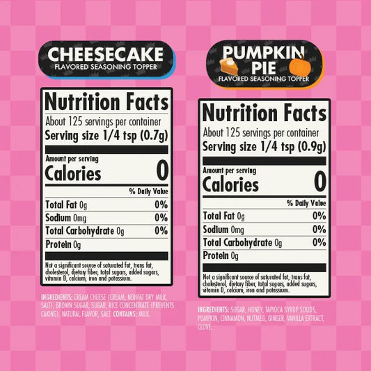 Pumpkin Cheesecake Duo