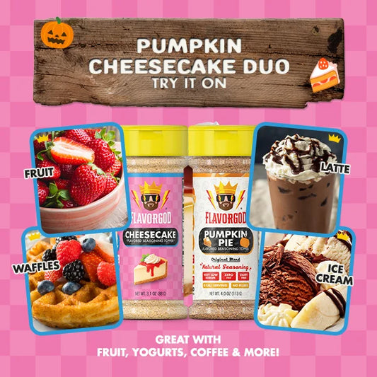 Pumpkin Cheesecake Duo