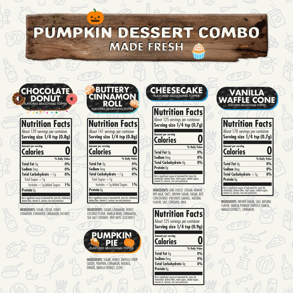 Pumpkin Dessert Combo - Flavor God
