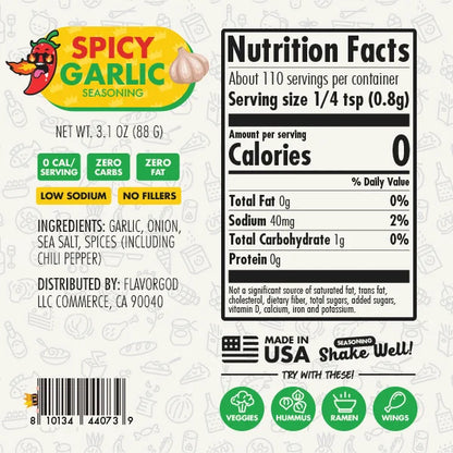 Spicy Garlic Seasoning - Flavor God