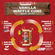 Cold Stone Vanilla Waffle Cone