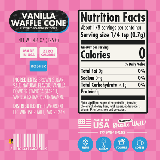Cold Stone Vanilla Waffle Cone