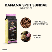 Banana Split Sundae Ground Coffee (Naturally Flavored)