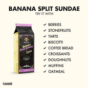 Banana Split Sundae Ground Coffee (Naturally Flavored)