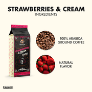 Strawberries & Cream Ground Coffee (Naturally Flavored)