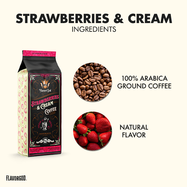 Strawberries & Cream Ground Coffee (Naturally Flavored) (Add-On Offer)